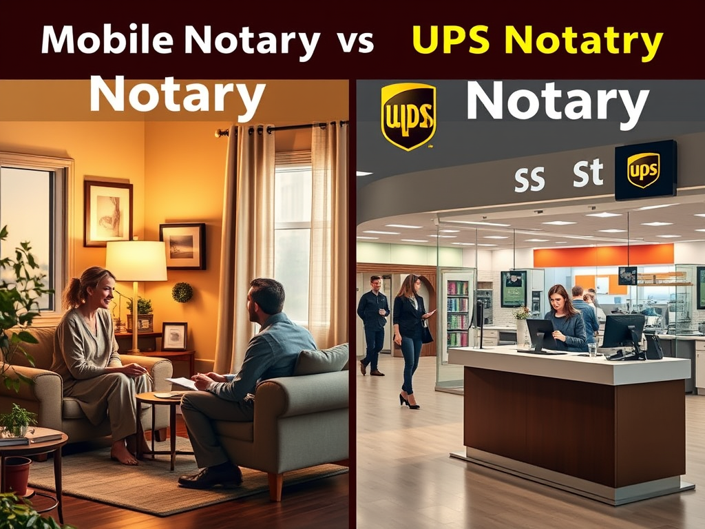Mobile Notary vs. UPS Notary What’s the Difference? Kelly Moore